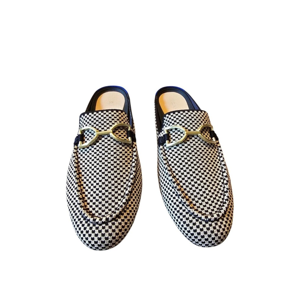 Rothy's Women's Loafer Mule Classic Micro Check US 8 EU 38